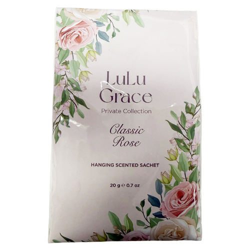 LuLu Grace Classic Rose Hanging Scented Sachets 20g Pack
