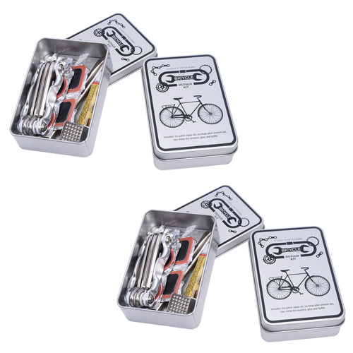 Bicycle Easy To Fix Repair Kit Twin Pack 2 Kits