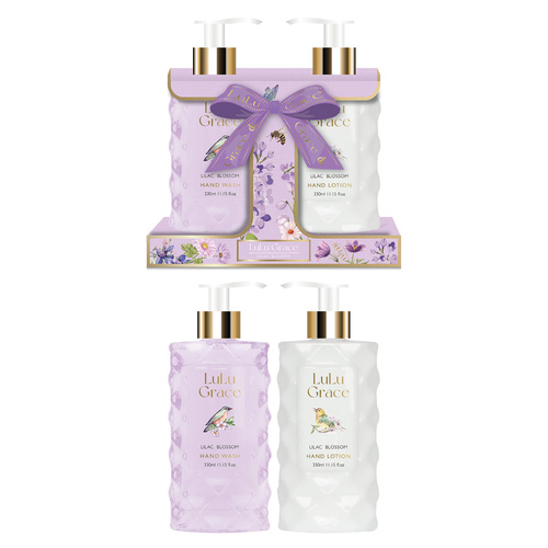 Lulu Grace Lilac Blossom Hand Wash & Lotion Gift Set 2 x 330ml