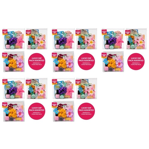 Lucky Dip Beauty Pack Assorted Minimum 6 Items - Random Selection Supplied Bundle of 5