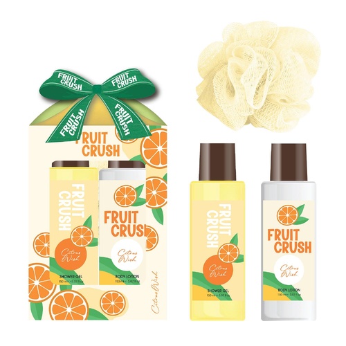 Fruit Crush Citrus Wish Shower Gel and Lotion Gift Set