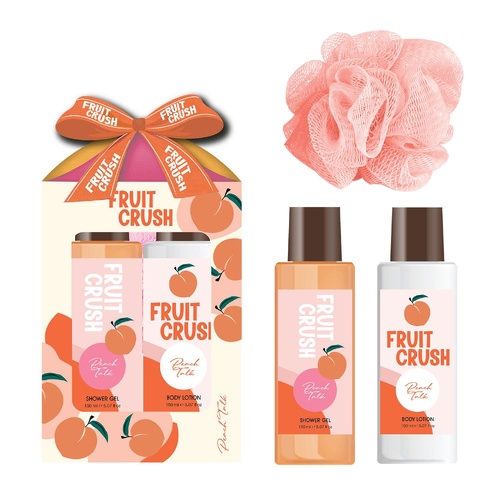 Fruit Crush Peach Talk Shower Gel and Lotion Gift Set