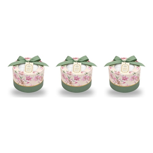 Lulu Grace Heritage Collection Lily Petals Dusting Powder 150g Bundle of 3