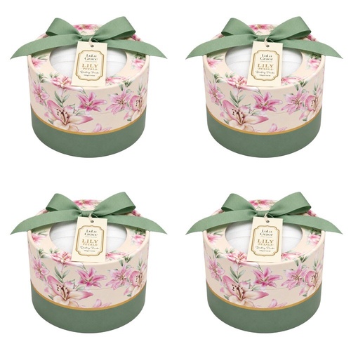 Lulu Grace Heritage Collection Lily Petals Dusting Powder 150g Bundle of 4