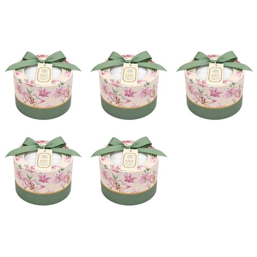 Lulu Grace Heritage Collection Lily Petals Dusting Powder 150g Bundle of 5