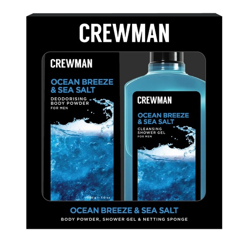 Crewman Ocean Breeze & Sea Salt Gift Set Body Powder & Shower Gel