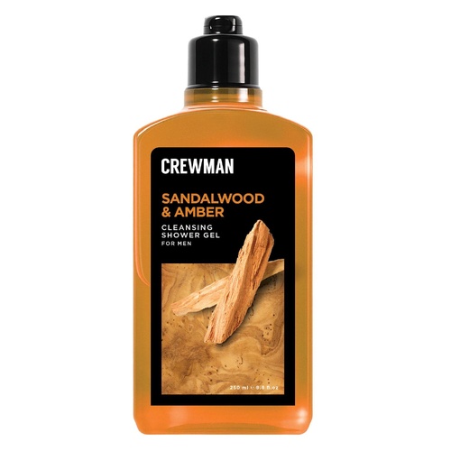 Crewman Sandalwood & Amber Shower Gel For Men 250ml Body Wash