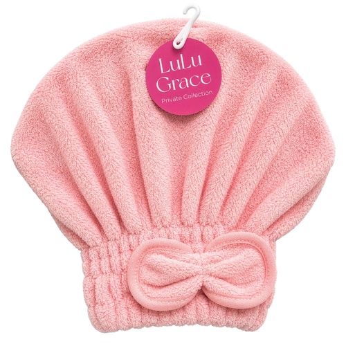 LuLu Grace Towel Turban Pink