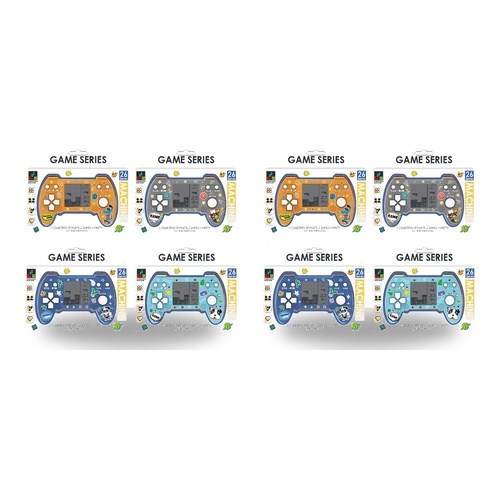 Handheld Brick Game Console 26 Games Assorted Designs - Random Design and Colour Supplied Pack of 2