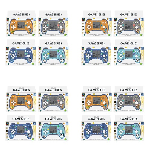 Handheld Brick Game Console 26 Games Assorted Designs - Random Design and Colour Supplied Pack of 4