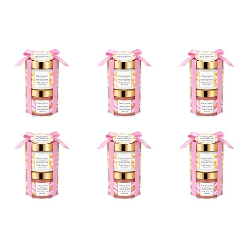 Lulu Grace Vanilla Buttercream Body Scrub 200g & Body Butter 150mL Body Care Duo Bundle of 6