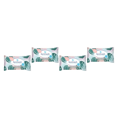 Femfresh Pocket Wipes 10 Wipes x 36 Bundle of 4