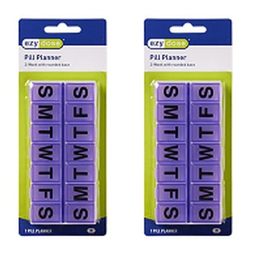 Ezy Dose 7/14 Day Medium Pill Reminder Pack of 2