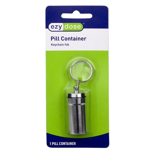 Ezy Dose Pill Container Keychain Fob