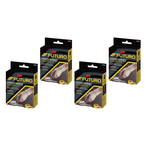 Futuro Compression Glove Small/Medium Pack of 4