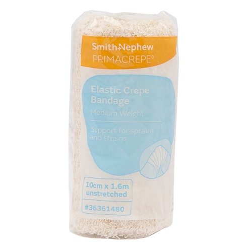 Primacrepe Elastic Crepe Bandage White 10cm x 1.6m