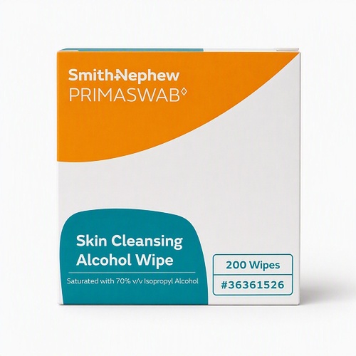 Primaswab Skin Cleansing Alcohol Wipes 2 Ply 200 Pack
