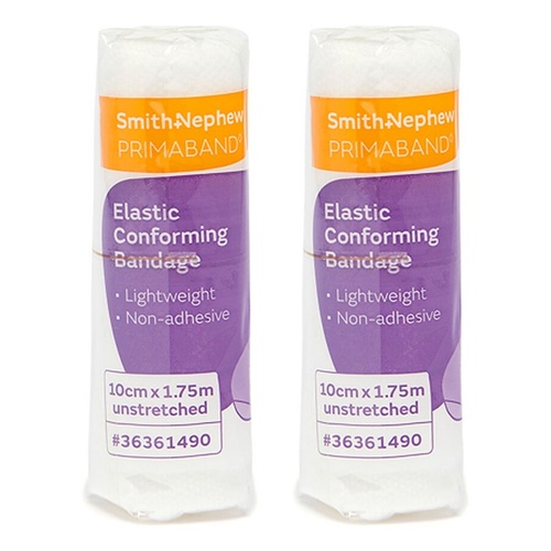 Primaband Elastic Conforming Bandage 10cm x 1.75m Pack of 2