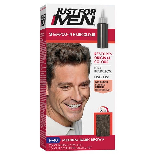 Just For Men Hair Colour Medium/Dark Brown 66mL