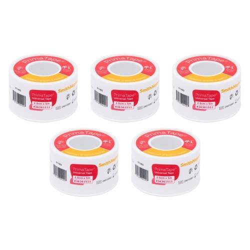 Primatape Universal Tape 2.5cm x 5m Pack of 5