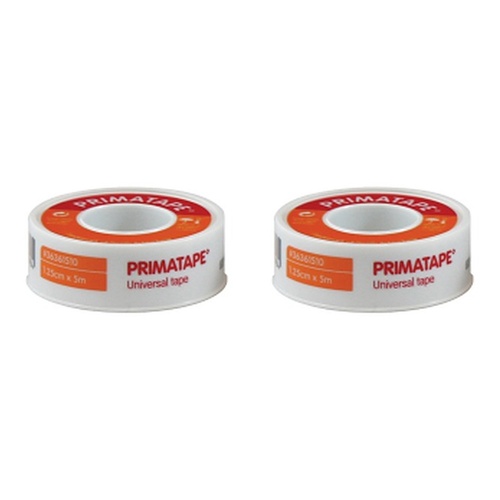 Primatape Universal Tape 1.25cm x 5m Pack of 2