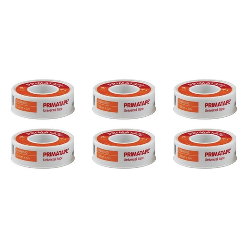 Primatape Universal Tape 1.25cm x 5m Pack of 6