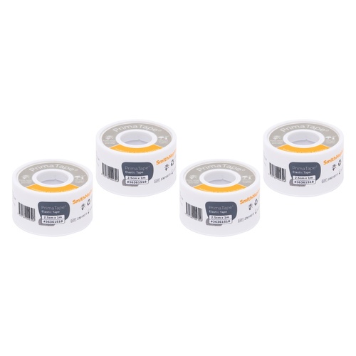 Primatape Elastic Tape 2.5cm x 1m Pack of 4