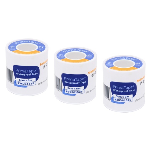 Primatape Waterproof Tape 5cm x 5m Pack of 3