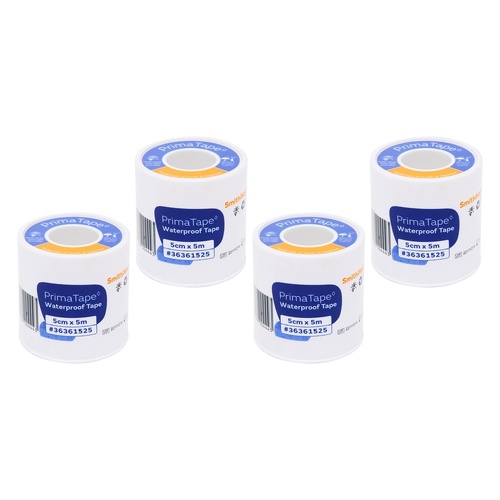 Primatape Waterproof Tape 5cm x 5m Pack of 4