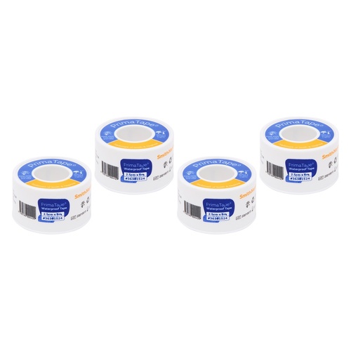 Primatape Waterproof Tape 2.5cm x 5m Pack of 4