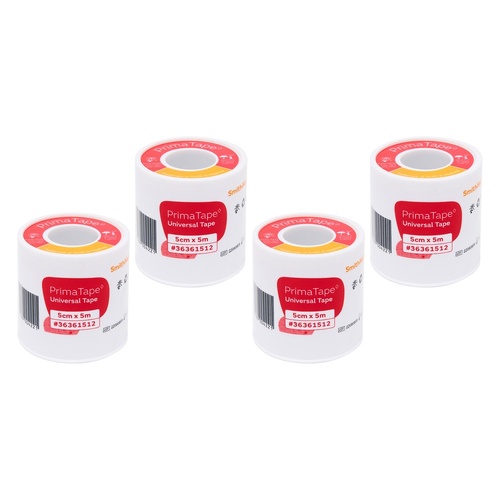 Primatape Universal Tape 5cm x 5cm Pack of 4