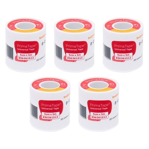 Primatape Universal Tape 5cm x 5cm Pack of 5