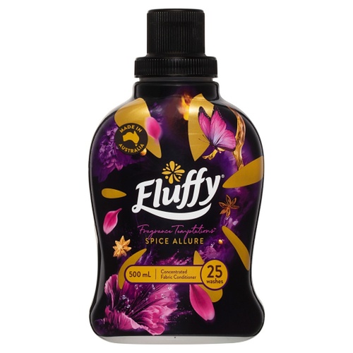 Fluffy Liquid Fabric Softener Spice Allure 500mL x 8