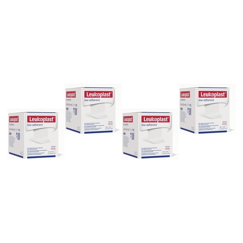Leuko Leukoplast Low Adherent Sterile Dressing 5cm x 5cm Box of 50 Bundle of 4
