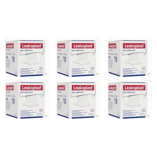 Leuko Leukoplast Low Adherent Sterile Dressing 5cm x 5cm Box of 50 Bundle of 6