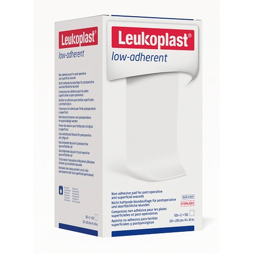 Leuko Leukoplast Low Adherent Sterile Dressing Roll 10 x 20m Box of 50