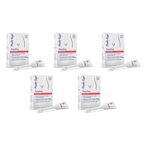 Multigyn FloraPlus Vaginal Gel 5 x 5mL Pack of 5