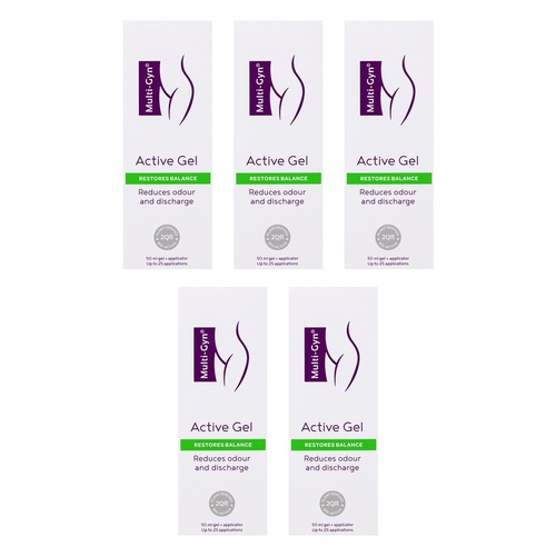 Multigyn Active Gel 50mL Pack of 5