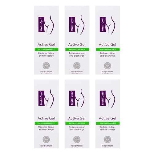 Multigyn Active Gel 50mL Pack of 6