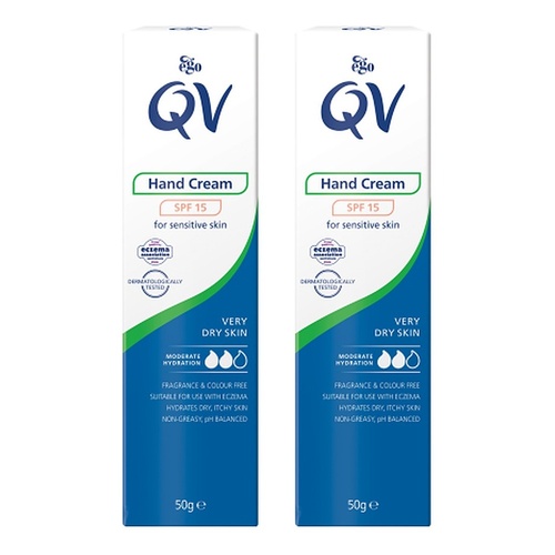 Ego QV Hand Cream SPF15 50g Pack of 2