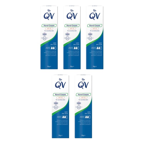 Ego QV Hand Cream SPF15 50g Pack of 5