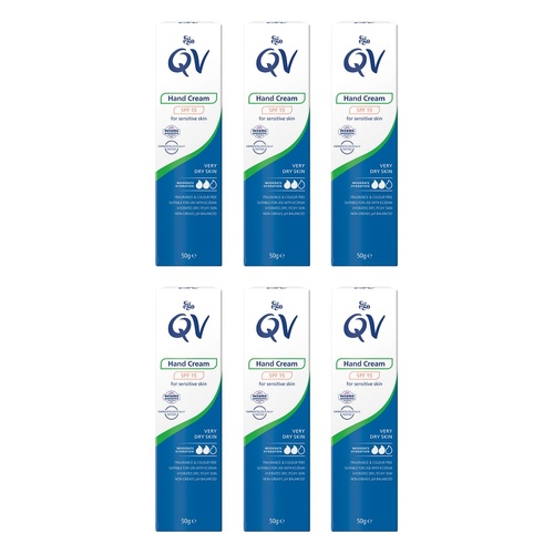 Ego QV Hand Cream SPF15 50g Pack of 6