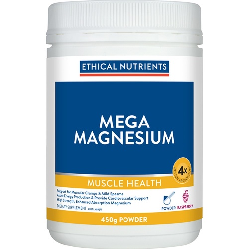 Ethical Nutrients Mega Magnesium Raspberry 450g