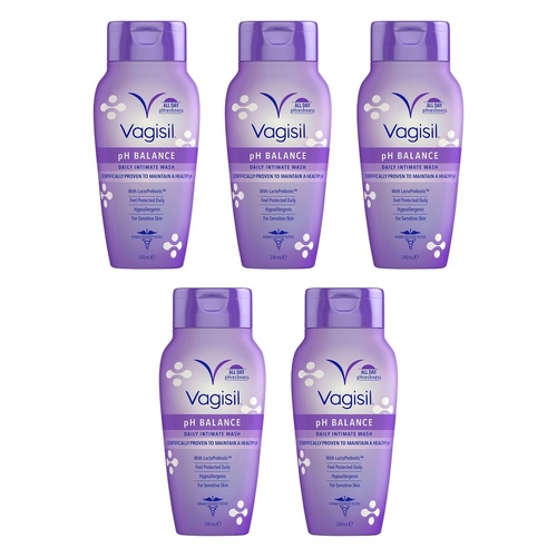 Vagisil pH Balance Intimate Wash 240mL Pack of 5