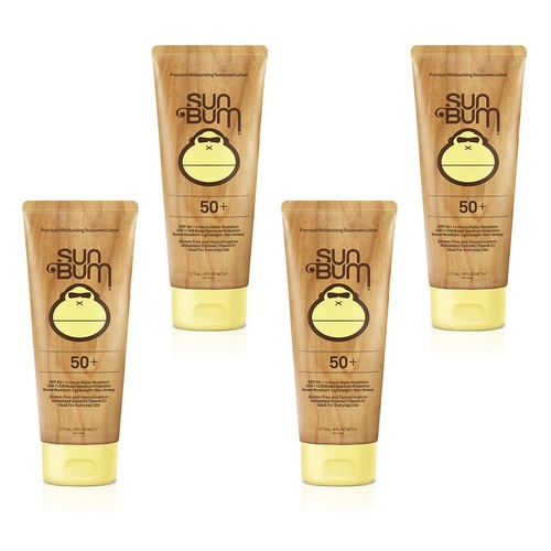 Sun Bum Moisturising Sunscreen Lotion SPF50+ 177mL Pack of 4