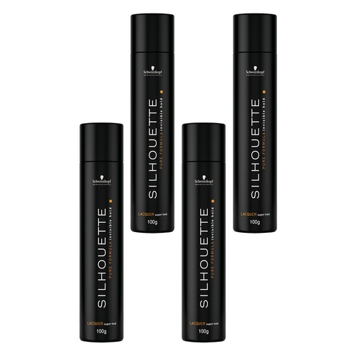 Schwarzkopf Professional Super Hold Lacquer 100g Pack of 4