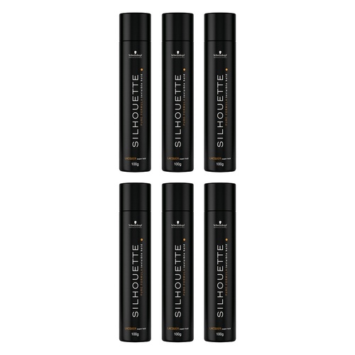 Schwarzkopf Professional Super Hold Lacquer 100g Pack of 6