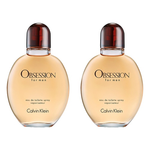 Calvin Klein Obsession For Men EDT 125mL Pack of 2