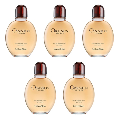 Calvin Klein Obsession For Men EDT 125mL Pack of 5