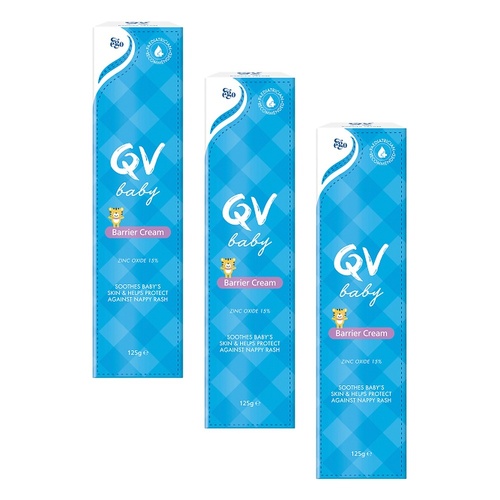 Ego QV Baby Barrier Cream 125g Pack of 3
